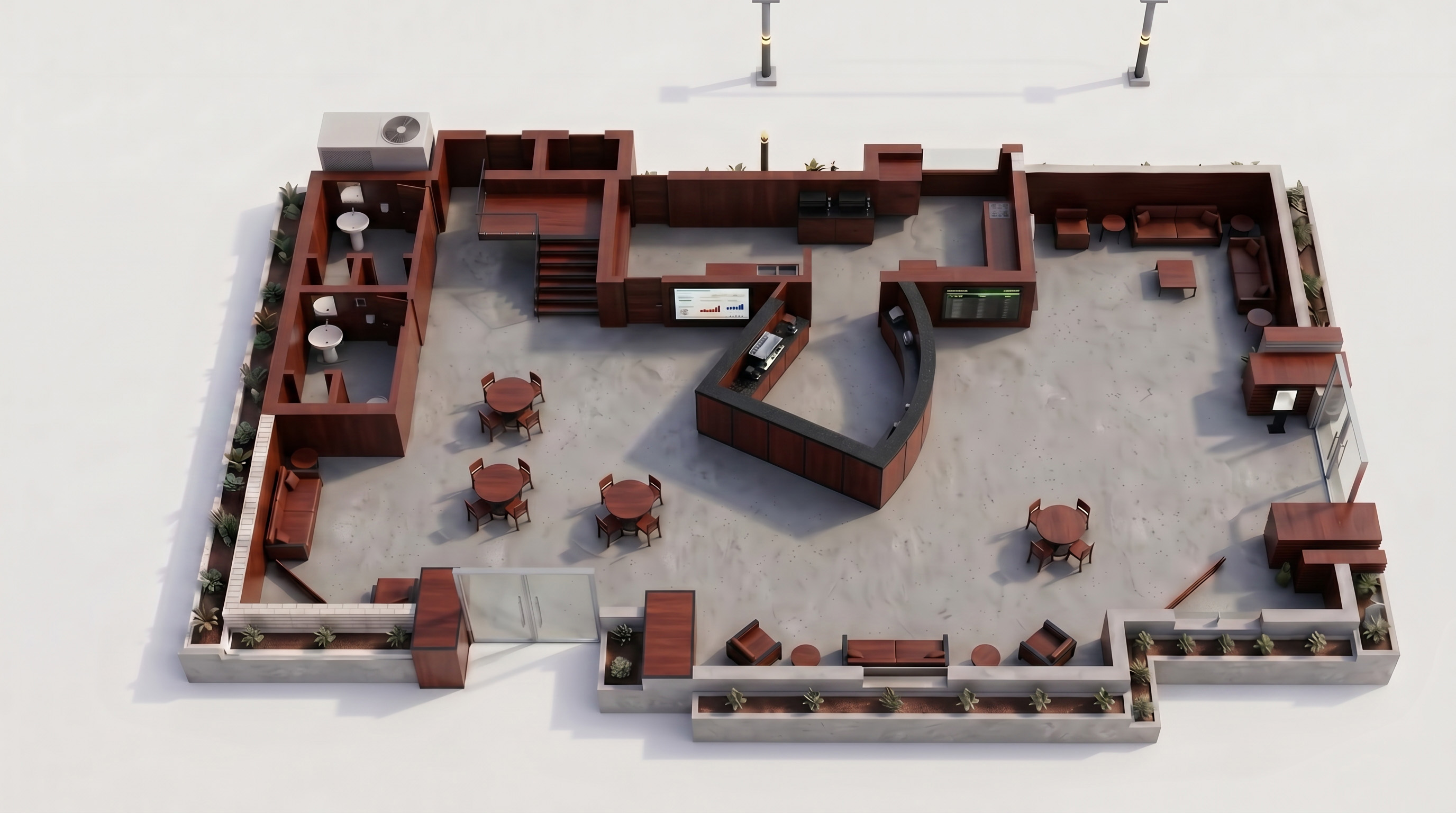 First level render