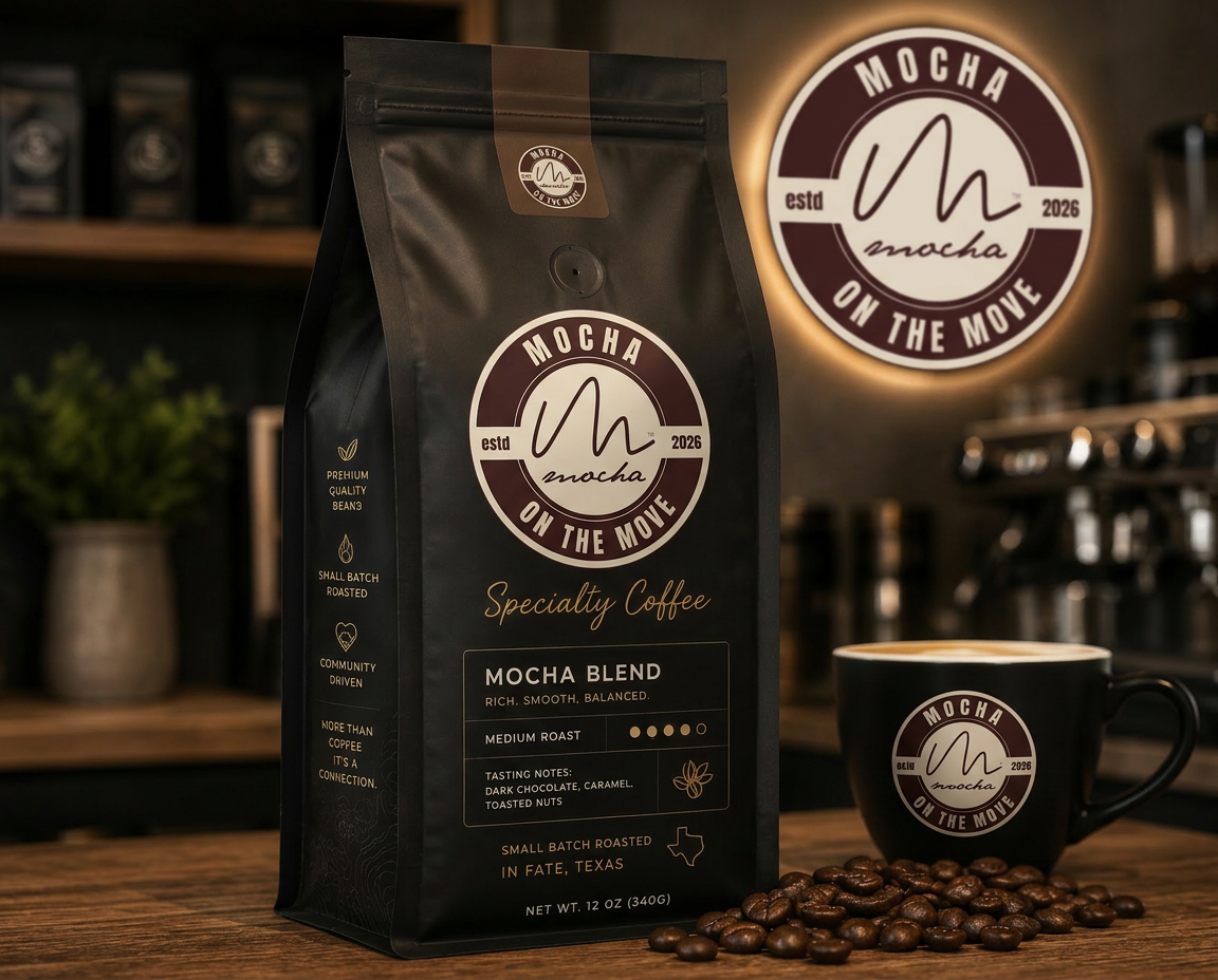 Ground coffee blend