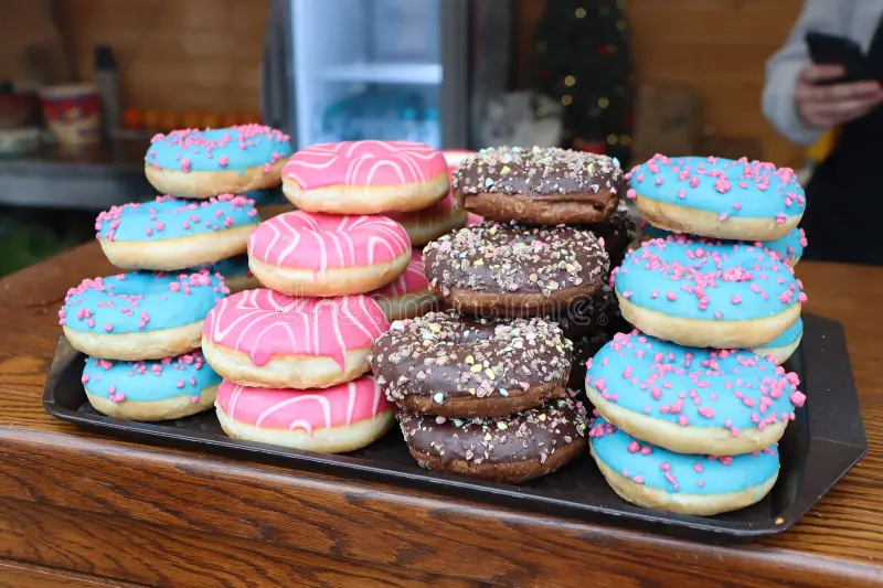 Artisan donut close-up