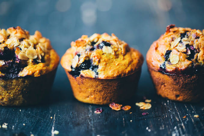Fresh breakfast muffins